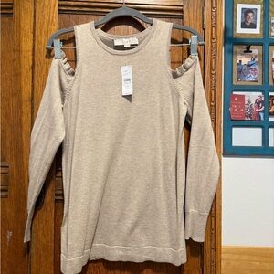 LOFT Beige Knit Top